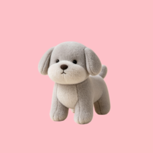 Gray Puppy Plush